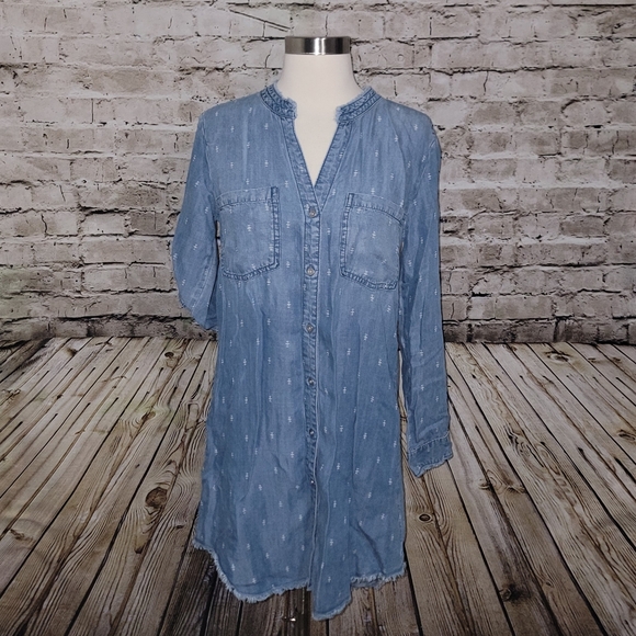 Anthropologie Cloth & Stone Marylou Shirt Dress Size XS - Picture 3 of 10